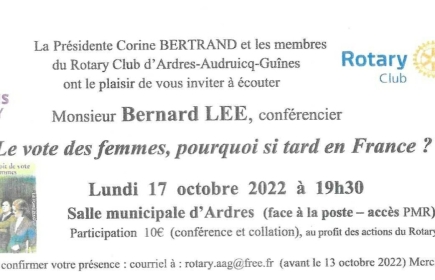 Le vote des femmes,pourquoi si tard en France ?